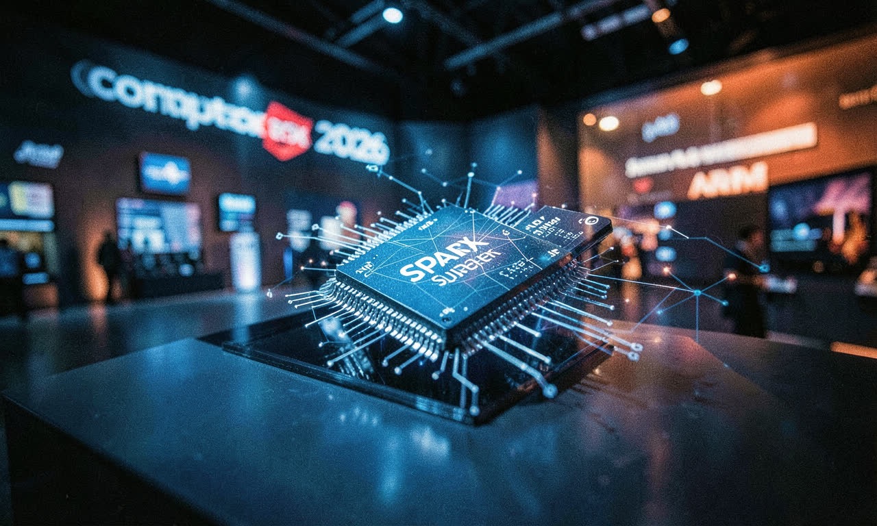 Nvidia RTX Spark chip on display at Computex 2026 Taipei