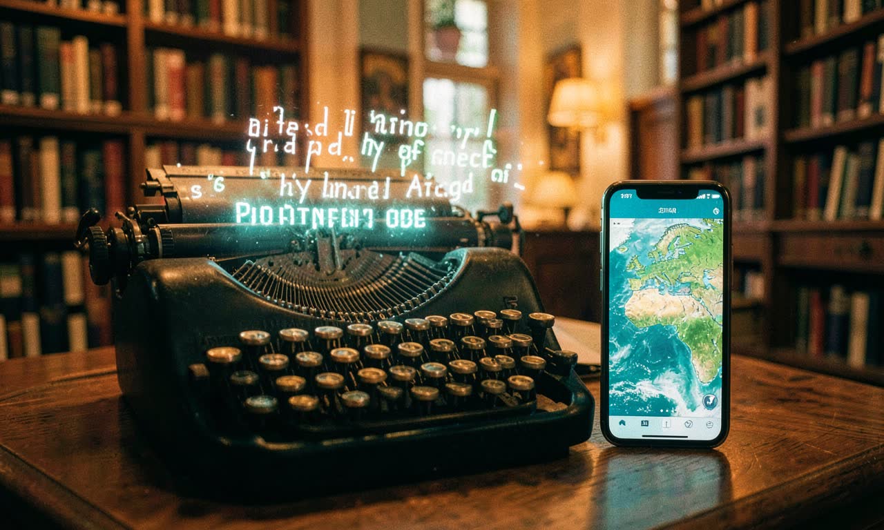 Collage of a typewriter with digital code coming out, a weather map with warning symbols, and Steve Wozniak speaking at a podium