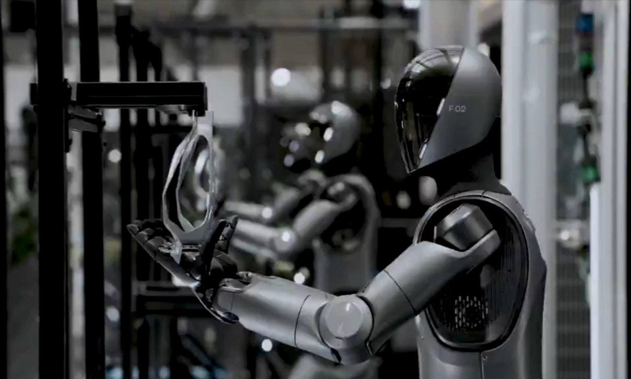 Figure 03 humanoid robot at BMW factory