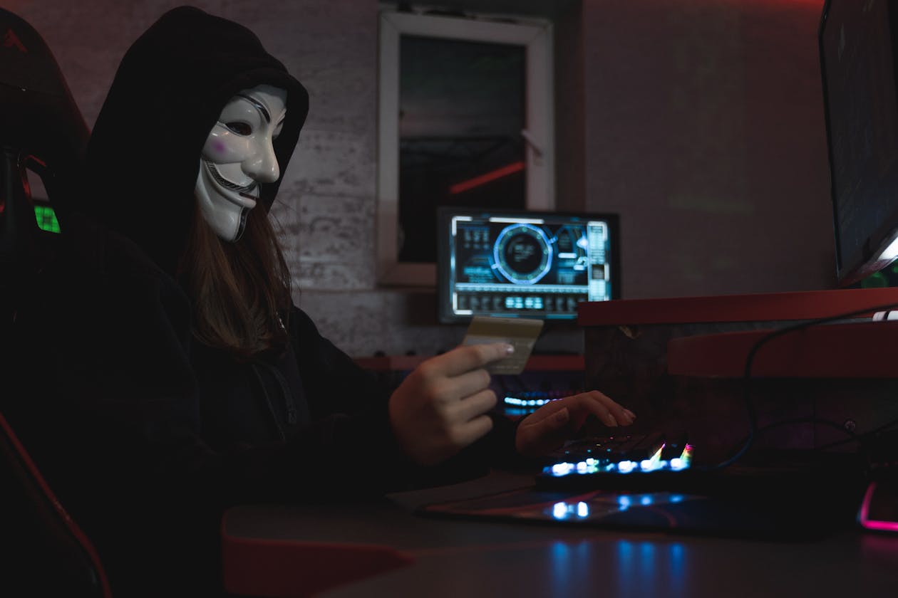 A digital lock being picked open on a server rack, cybersecurity concept, dramatic lighting