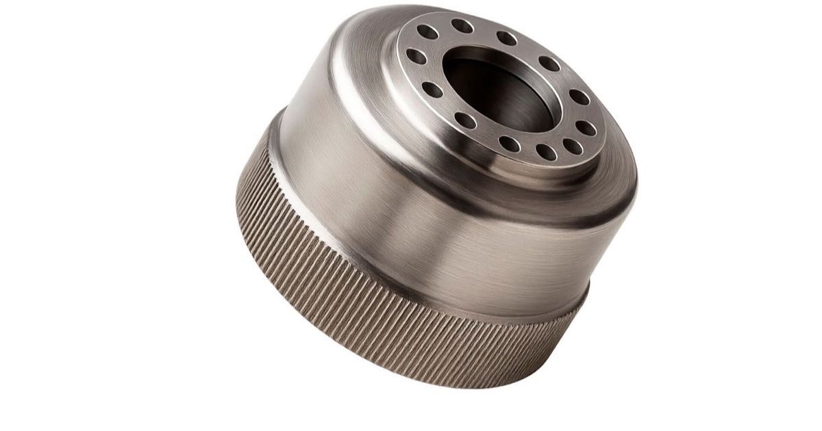 Schaeffler formed strain wave gearbox component designed for humanoid robot joints, shown in a technical product photo.